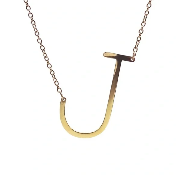 Savvy Cie Jewelry Savvy Cie Jewels 4k Gold Plated Initial
